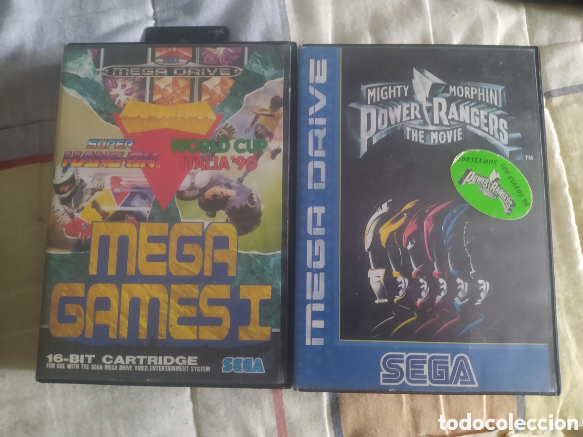 power rangers y máster games i sega mega drive - Buy Video games and  consoles Mega Drive on todocoleccion