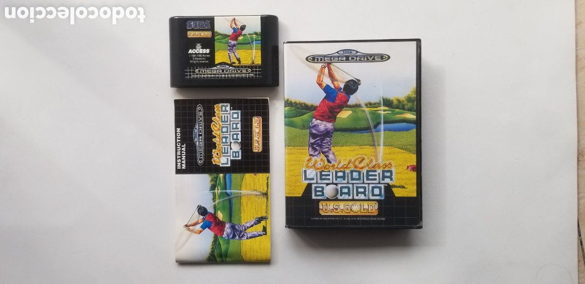 Videojuegos y consolas: WORLD CLASS LEADER BOARD megadrive - Foto 3