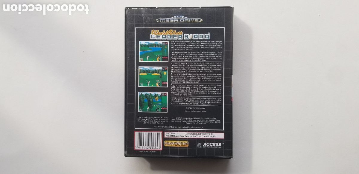 Videojuegos y consolas: WORLD CLASS LEADER BOARD megadrive - Foto 6