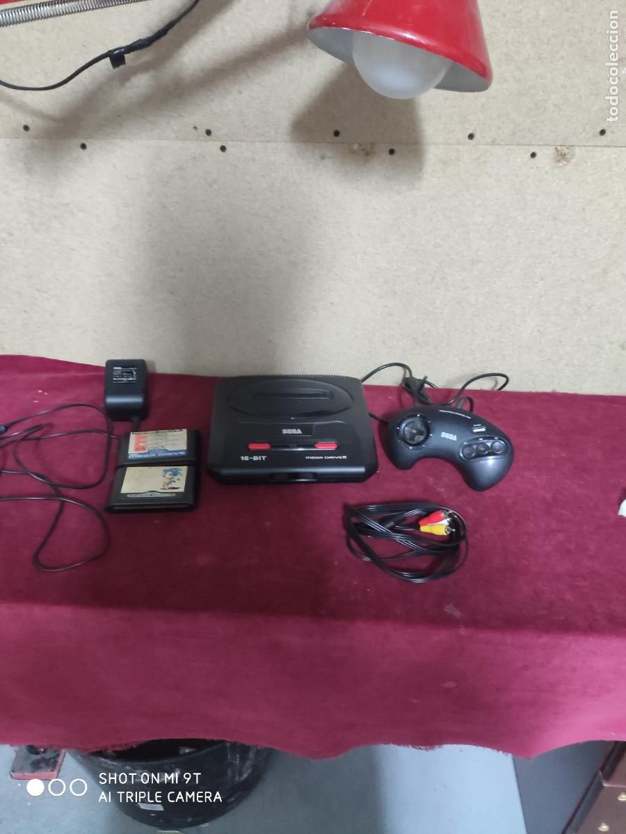 Videojuegos y consolas: SEGA MEGADRIVE II 16 BIT + SONIC + JUEGO SIX PACK + FUNCIONA - Foto 1