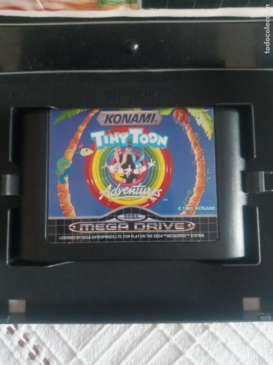 Videojuegos y consolas: Sega juego mega drive TINY TOON - Foto 2