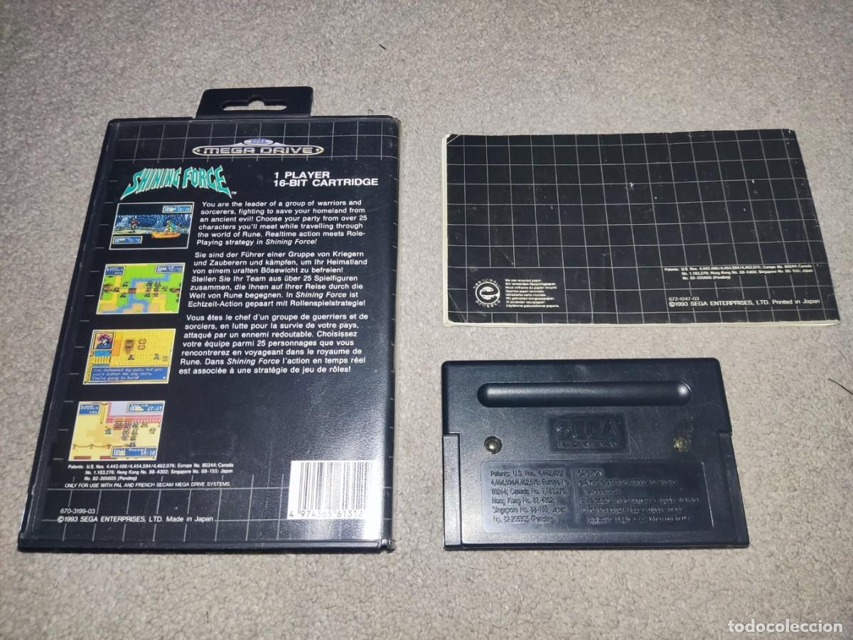 Videojuegos y consolas: SHINING FORCE Mega Drive PAL Megadrive - Foto 2