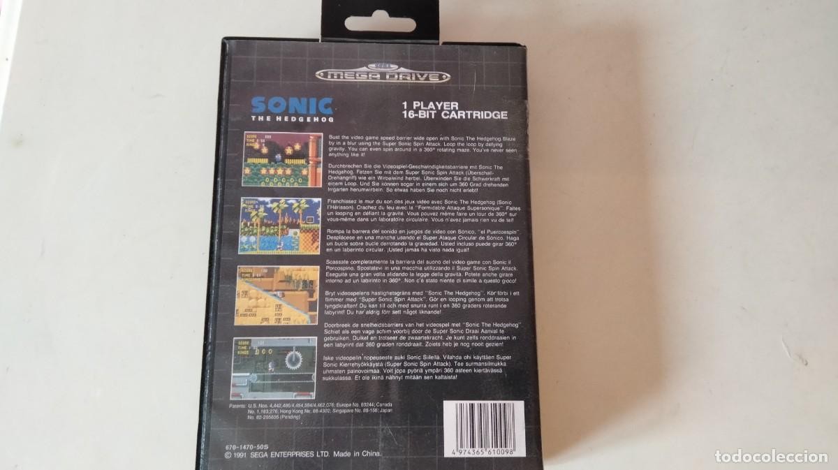 Videojuegos y consolas: Sonic, Sega Mega Drive - Foto 2