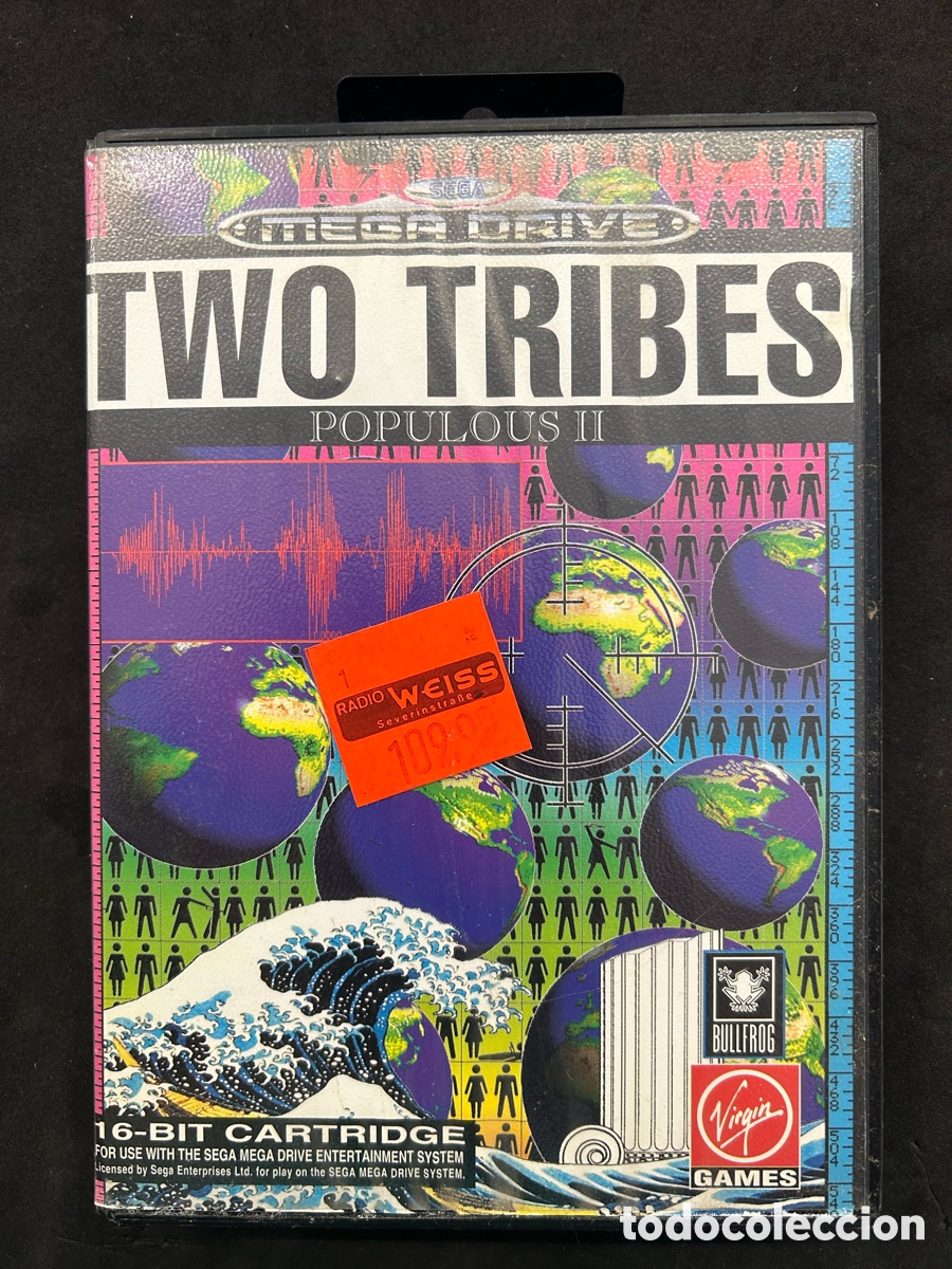 Videojuegos y consolas: Mega drive two tribes, sin manual - Foto 1