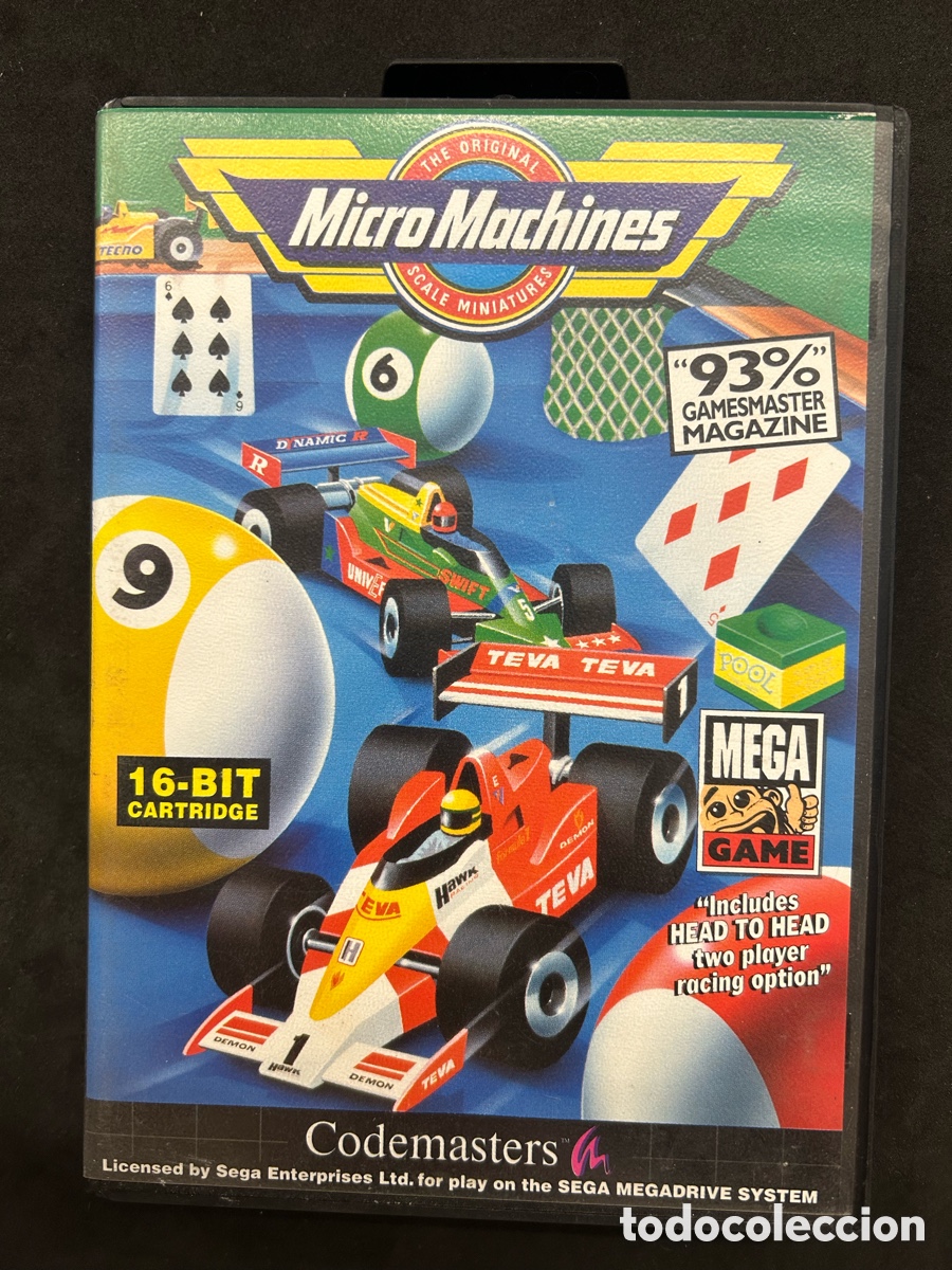Videojuegos y consolas: Mega drive micro machines, sin manual - Foto 1