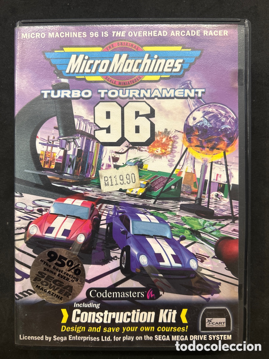 Videojuegos y consolas: Mega drive micro machines, sin manual, con folletos - Foto 1