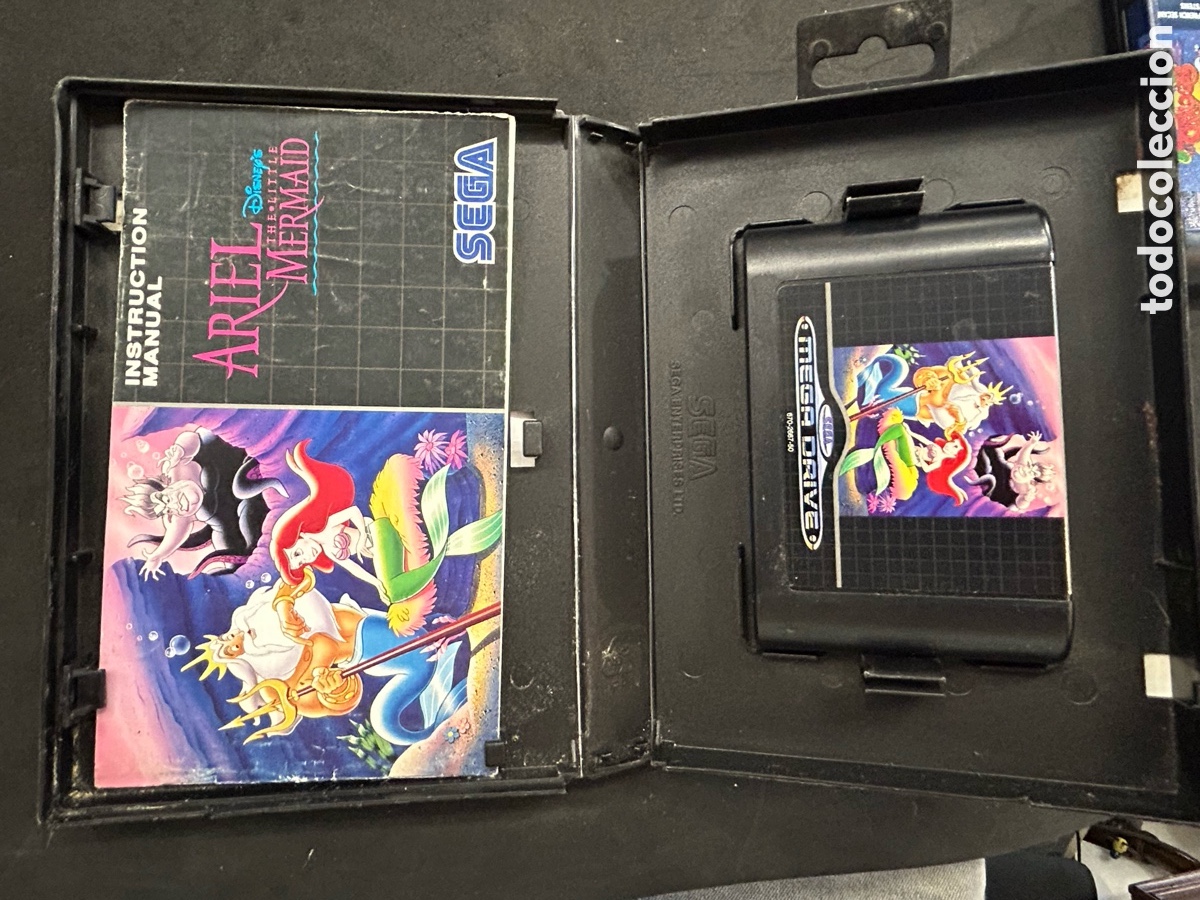 Videojuegos y consolas: Mega drive Ariel, sirenita completo - Foto 3