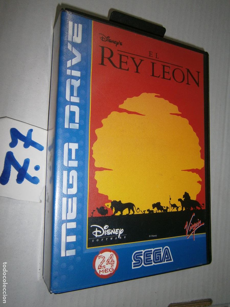 Videojuegos y consolas: ANTIGUO JUEGO MEGA DRIVE - EL REY LEON - Foto 1