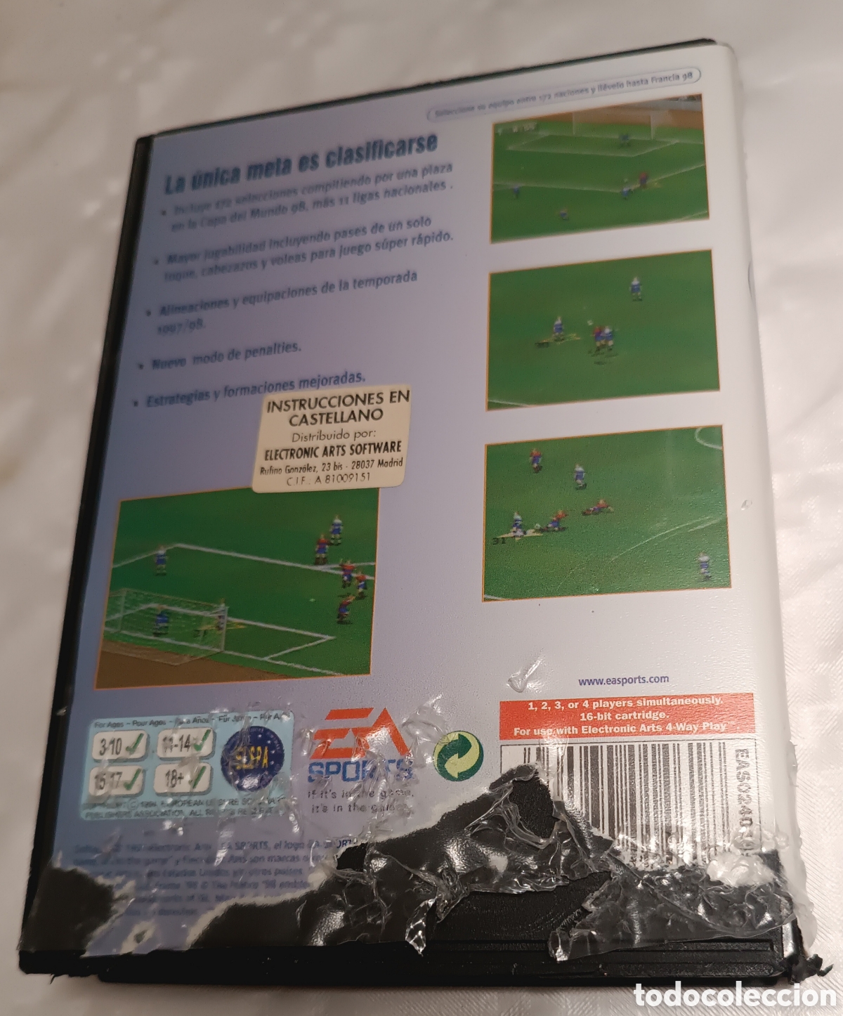 Videojuegos y consolas: FIFA 98 Sega MEGA DRIVE. - Foto 2