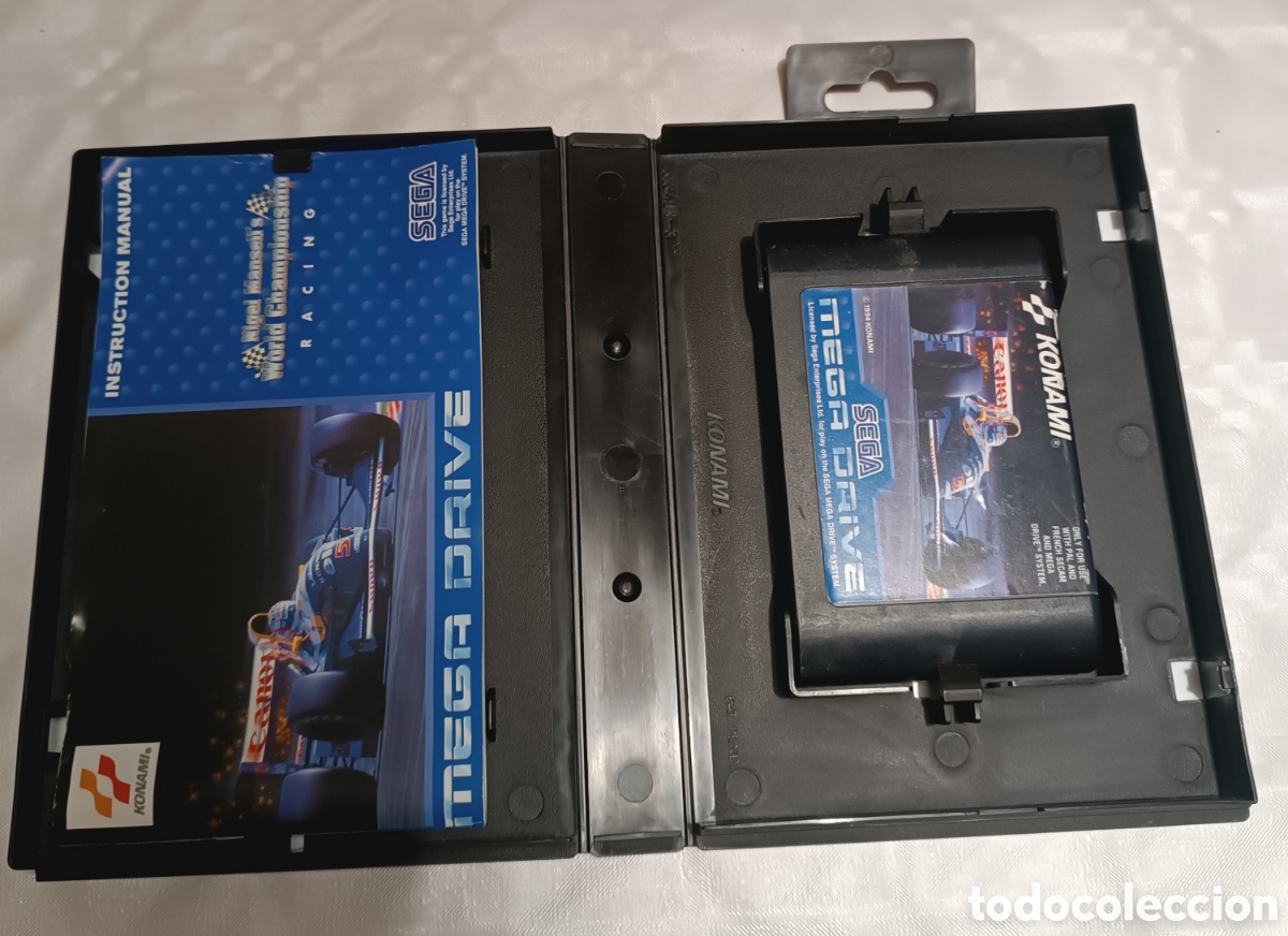 Videojuegos y consolas: NIGEL MANSELLS Sega MEGA DRIVE. - Foto 3