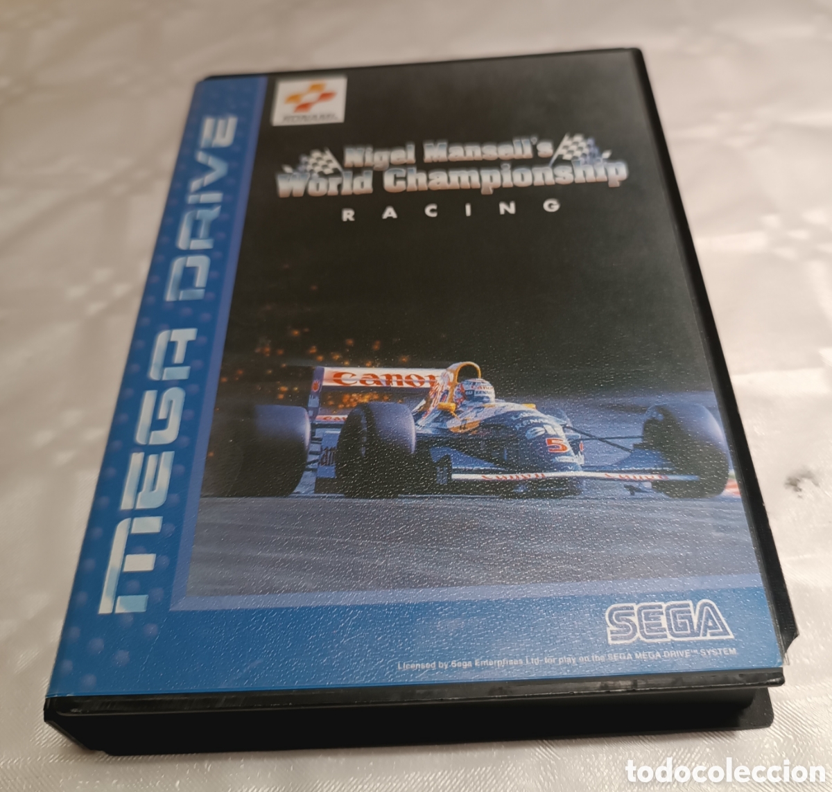 Videojuegos y consolas: NIGEL MANSELLS Sega MEGA DRIVE. - Foto 1