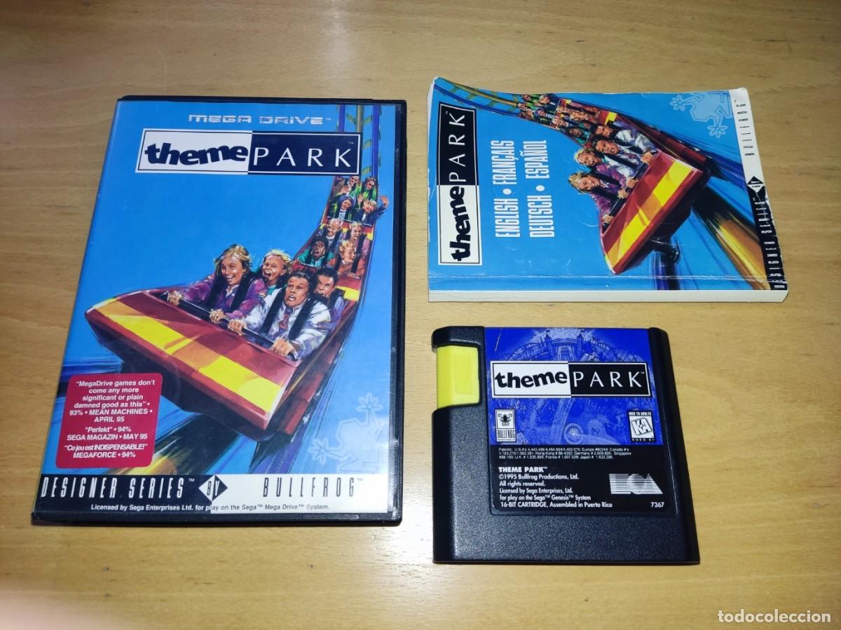 Videojuegos y consolas: THEME PARK Mega Drive PAL Completo Megadrive - Foto 1