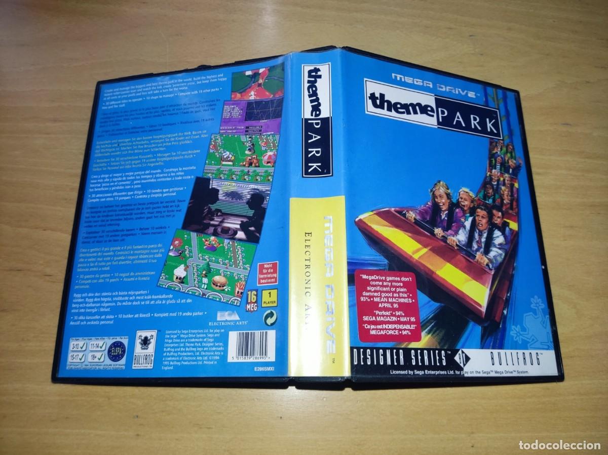 Videojuegos y consolas: THEME PARK Mega Drive PAL Completo Megadrive - Foto 3