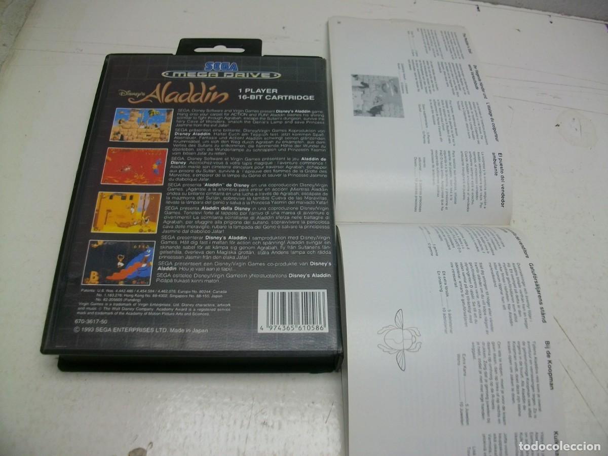 Videojuegos y consolas: ALADDIN JUEGO SEGA MEGA DRIVE - Foto 3