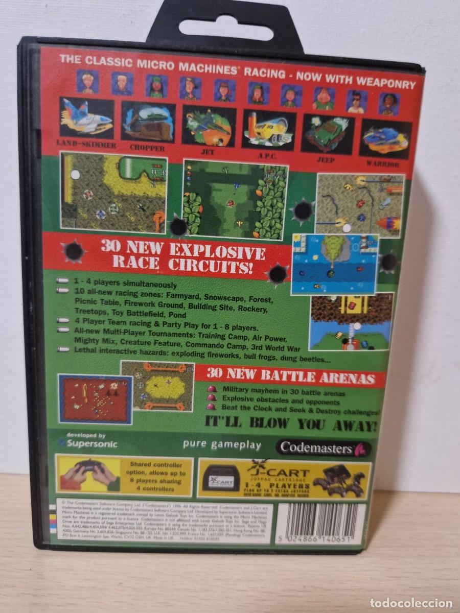 Videojuegos y consolas: Micro Machines Military Megadrive - Foto 2