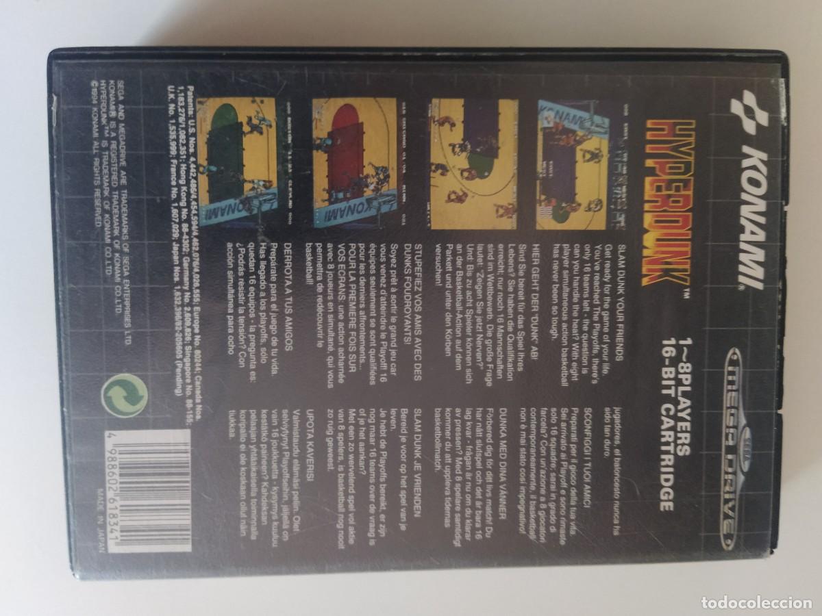 Videojuegos y consolas: HYPERDUNK SEGA MEGADRIVE SIN MANUAL KONAMI ORIGINAL 100% - Foto 2