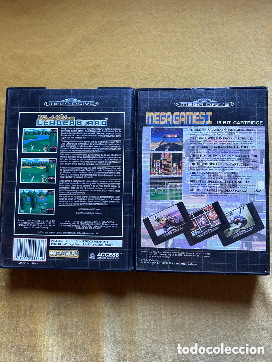 Videojuegos y consolas: Pack Megadrive Golf/ Megagames 1 - Foto 2