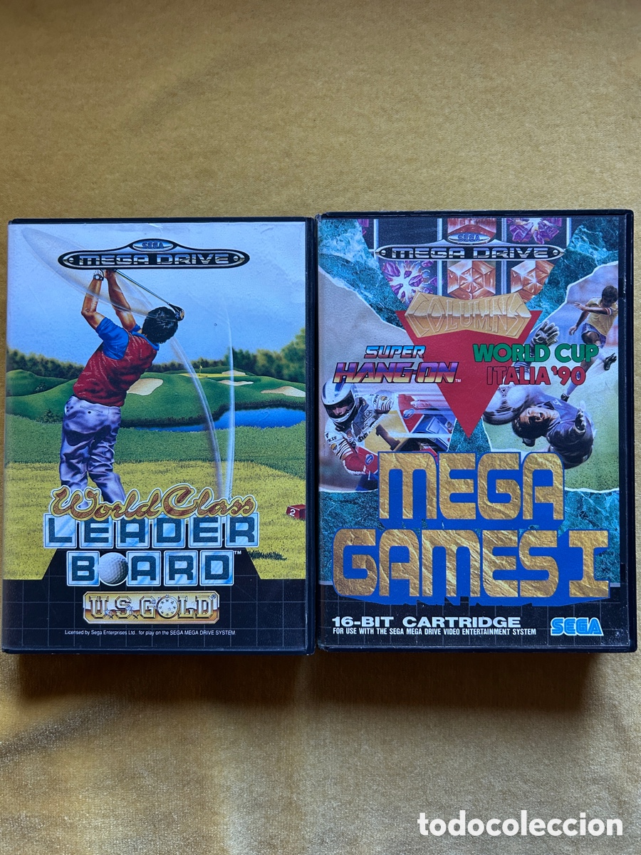 Videojuegos y consolas: Pack Megadrive Golf/ Megagames 1 - Foto 1