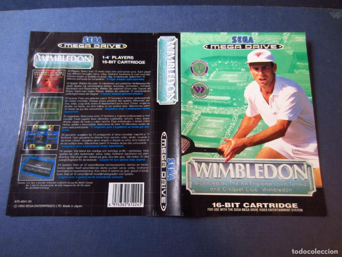 Videojuegos y consolas: Wimbledon (Sega Mega Drive Genesis) - Foto 2