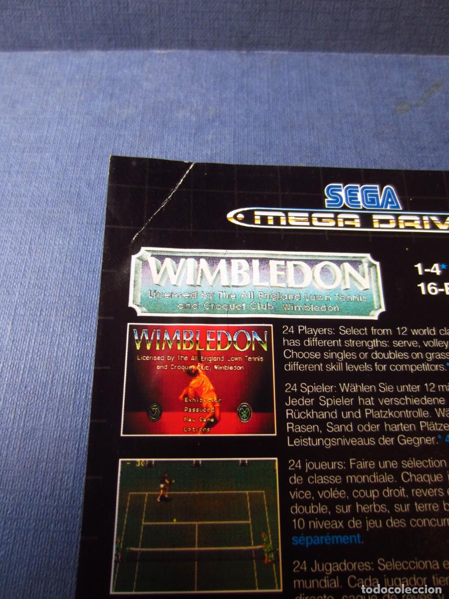 Videojuegos y consolas: Wimbledon (Sega Mega Drive Genesis) - Foto 6