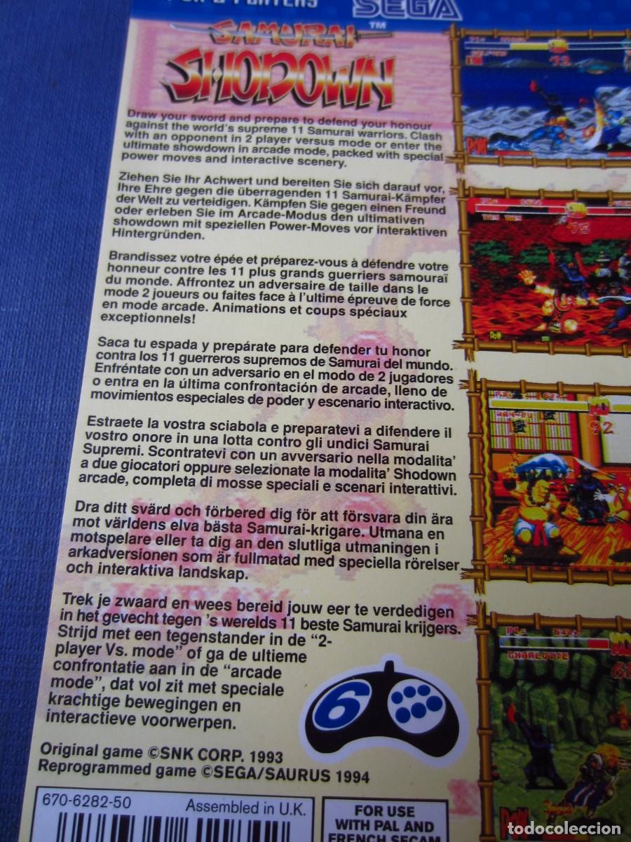 Videojuegos y consolas: Samurai Shodown (Sega Mega Drive Genesis) - Foto 5