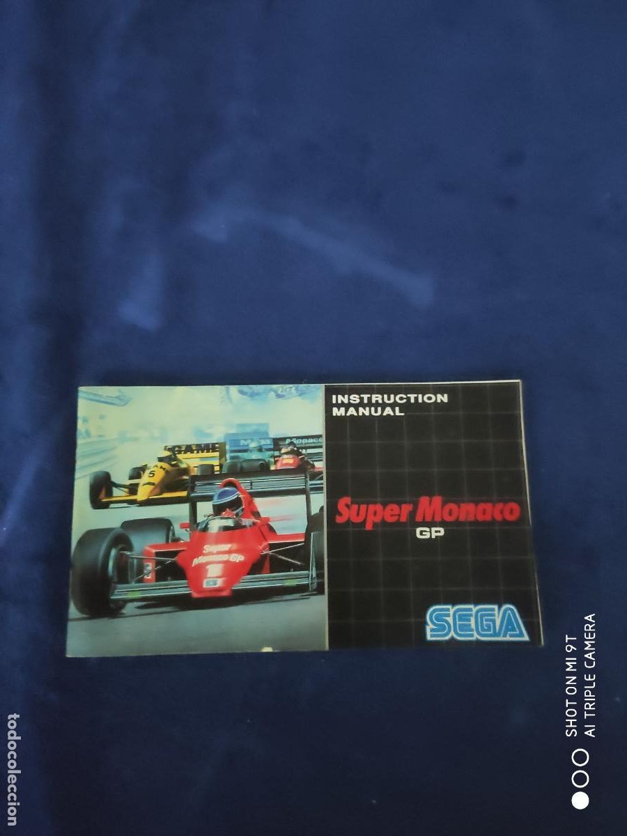 Videojuegos y consolas: super monaco gp manual sega - Foto 1