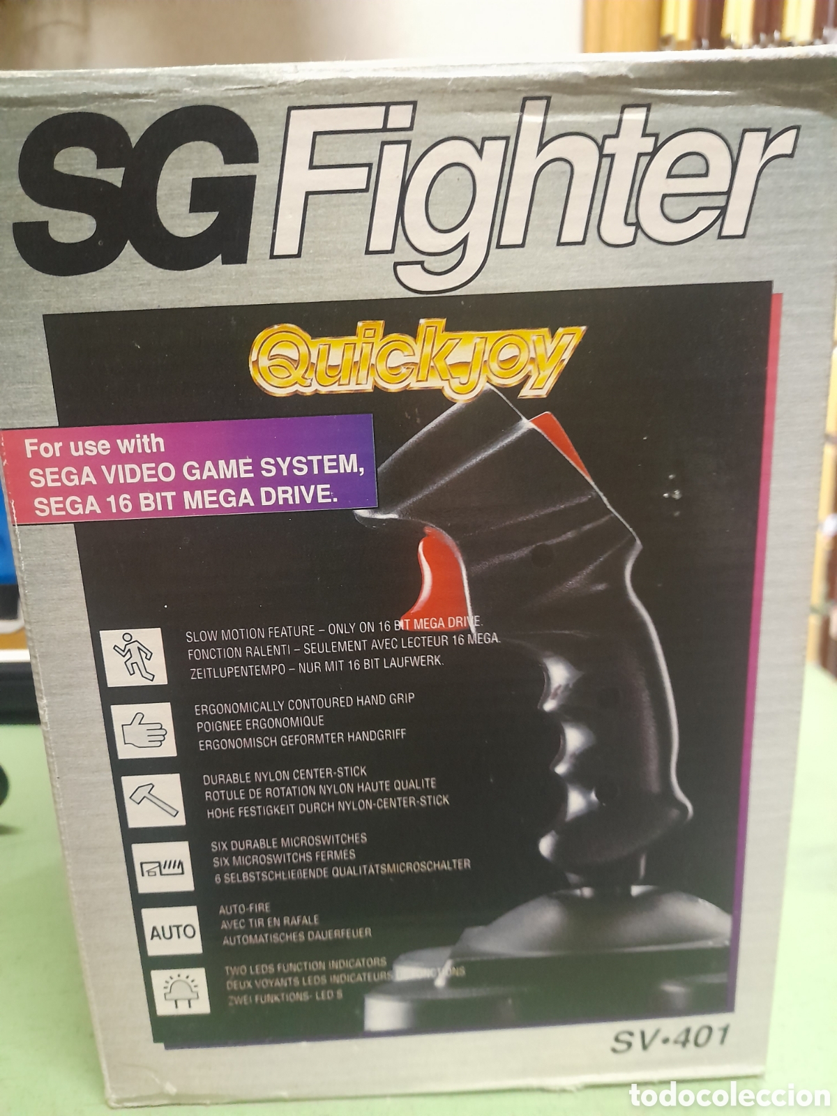 Videojuegos y consolas: Joystick SG FIGTER para Sega - Foto 2