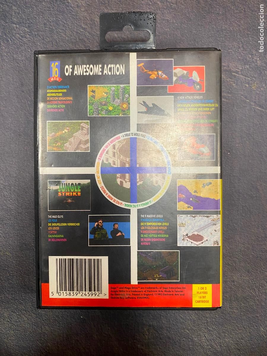 Videojuegos y consolas: Jungle Strike - Sega Megadrive Mega DRive MD - PAL ESP - Foto 8