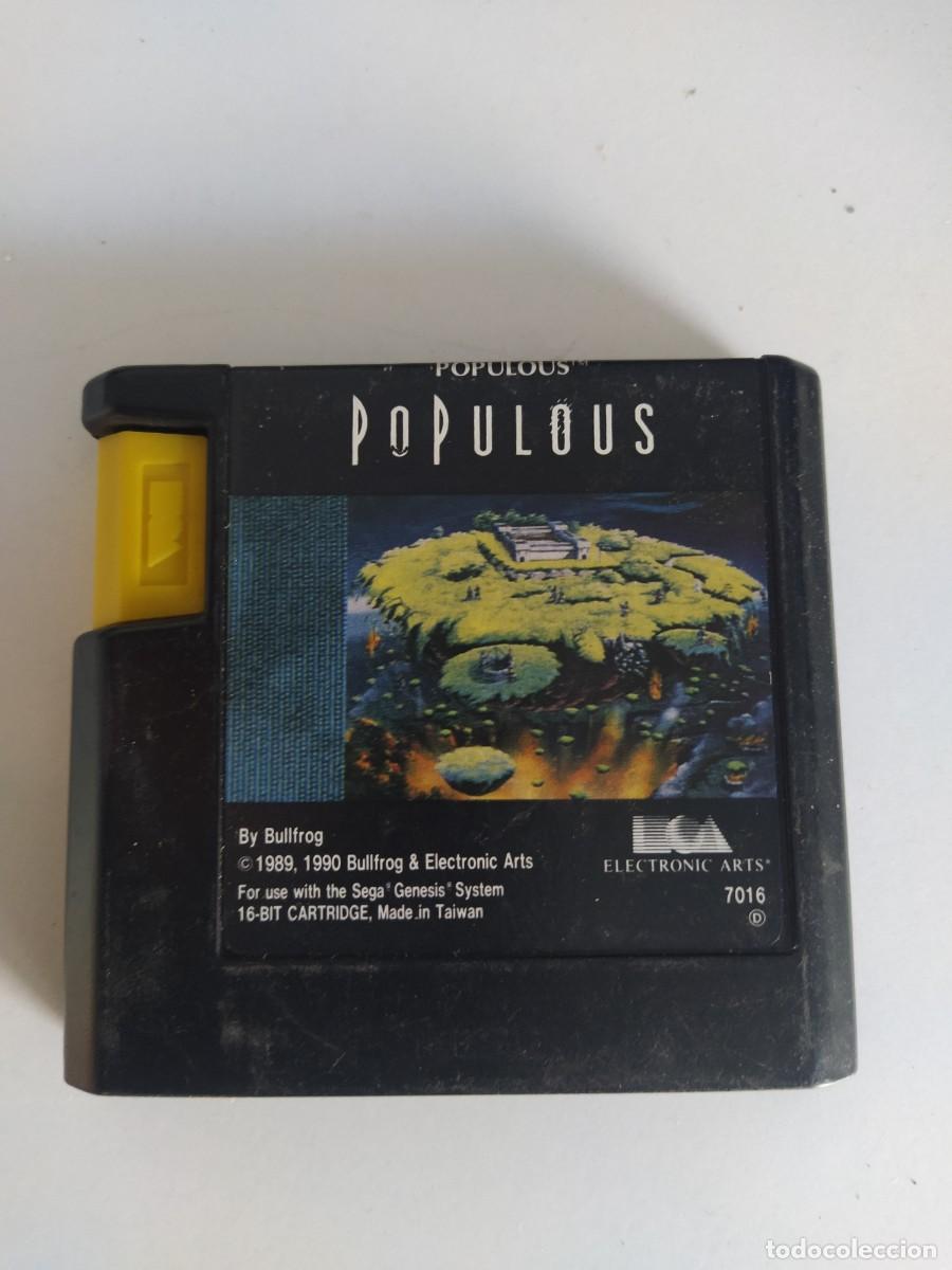 Videojuegos y consolas: POPULOUS SEGA MEGADRIVE , ES ORIGINAL - Foto 1