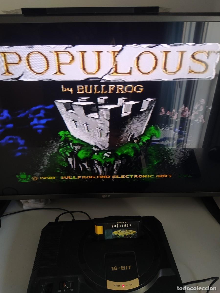 Videojuegos y consolas: POPULOUS SEGA MEGADRIVE , ES ORIGINAL - Foto 2