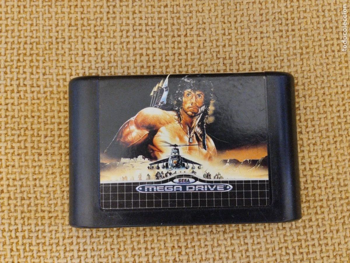 Videojuegos y consolas: Juego Sega Megadrive Rambo III - Foto 1