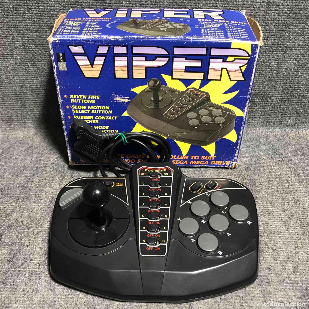 Videojuegos y consolas: VIPER JOYSTICK SEGA MEGA DRIVE+SUPER NINTENDO - Foto 1