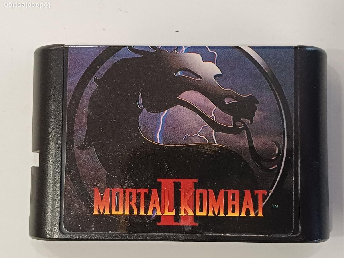 Videojuegos y consolas: MORTAL COMBAT II/TIPO SEGA MEGA DRIVE. - Foto 1