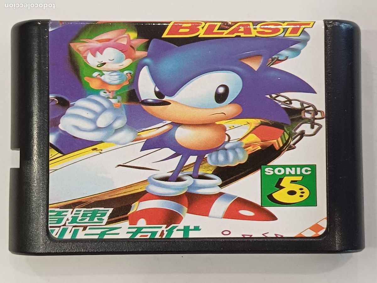 Videojuegos y consolas: SONIC BLAST 3D/TIPO SEGA MEGA DRIVE. - Foto 1
