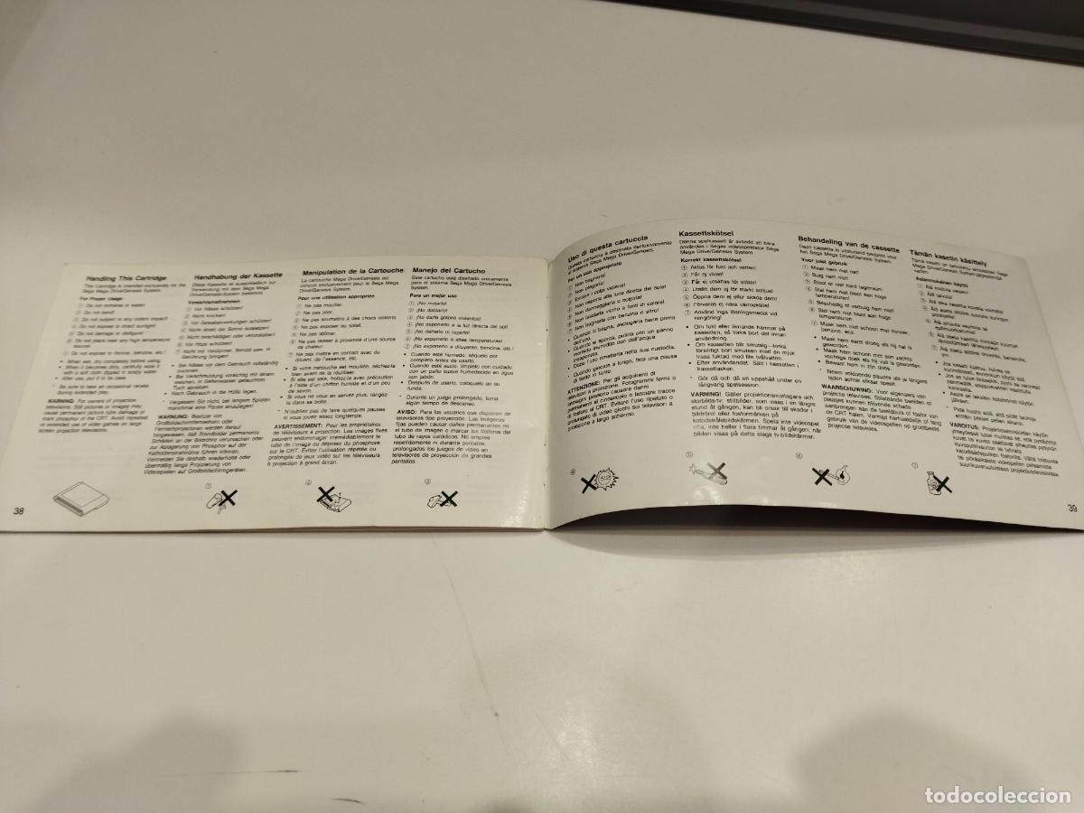 Videojuegos y consolas: SONIC - MEGA DRIVE - SEGA MEGADRIVE - INSTRUCCIONES COMPLETAS - Foto 7