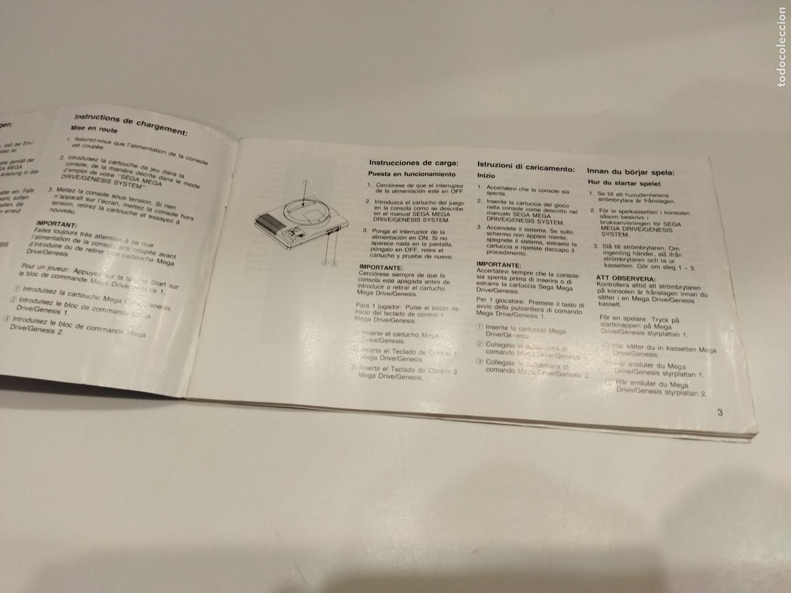 Videojuegos y consolas: COLUMNS - MEGA DRIVE - SEGA MEGADRIVE - INSTRUCCIONES COMPLETAS - Foto 4