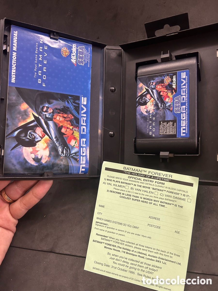 Videojuegos y consolas: Mega drive Batman Forever - Foto 3