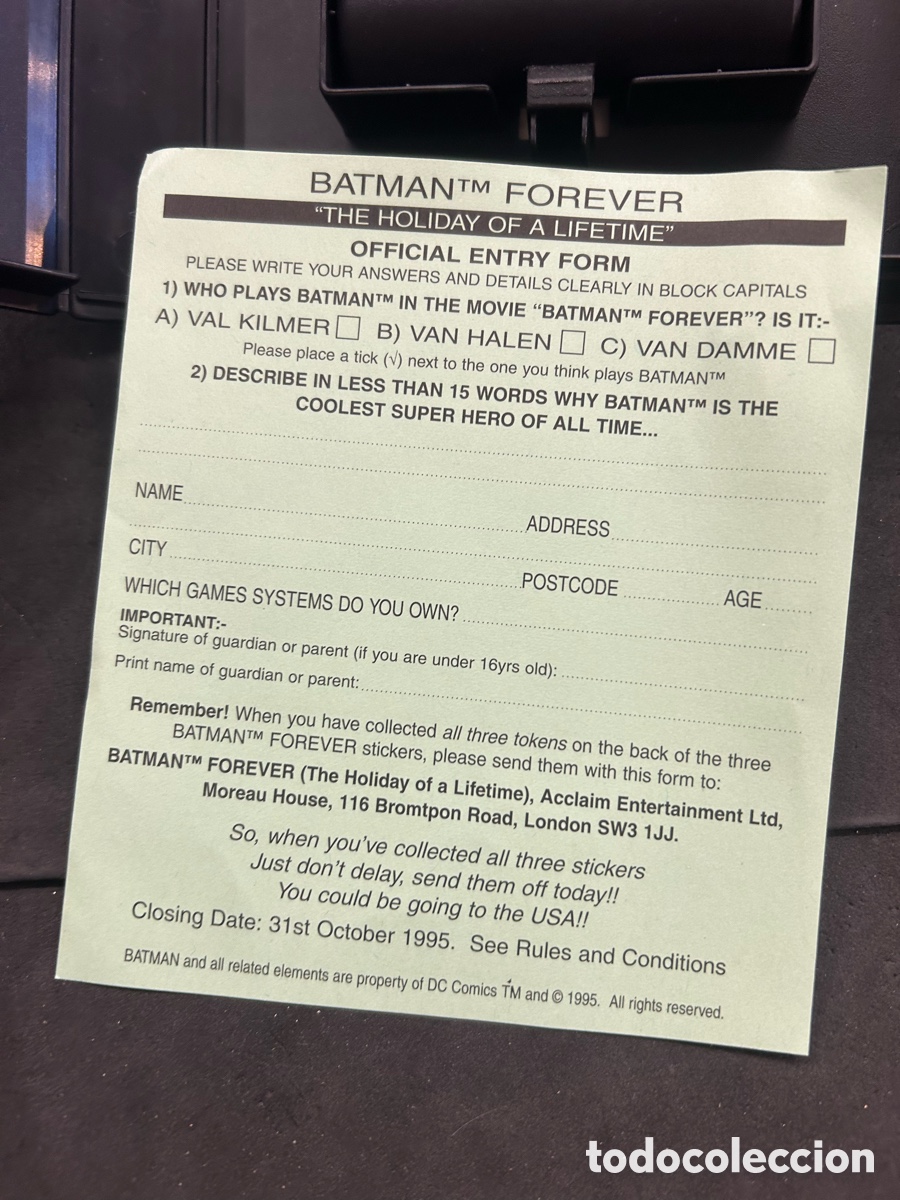 Videojuegos y consolas: Mega drive Batman Forever - Foto 4