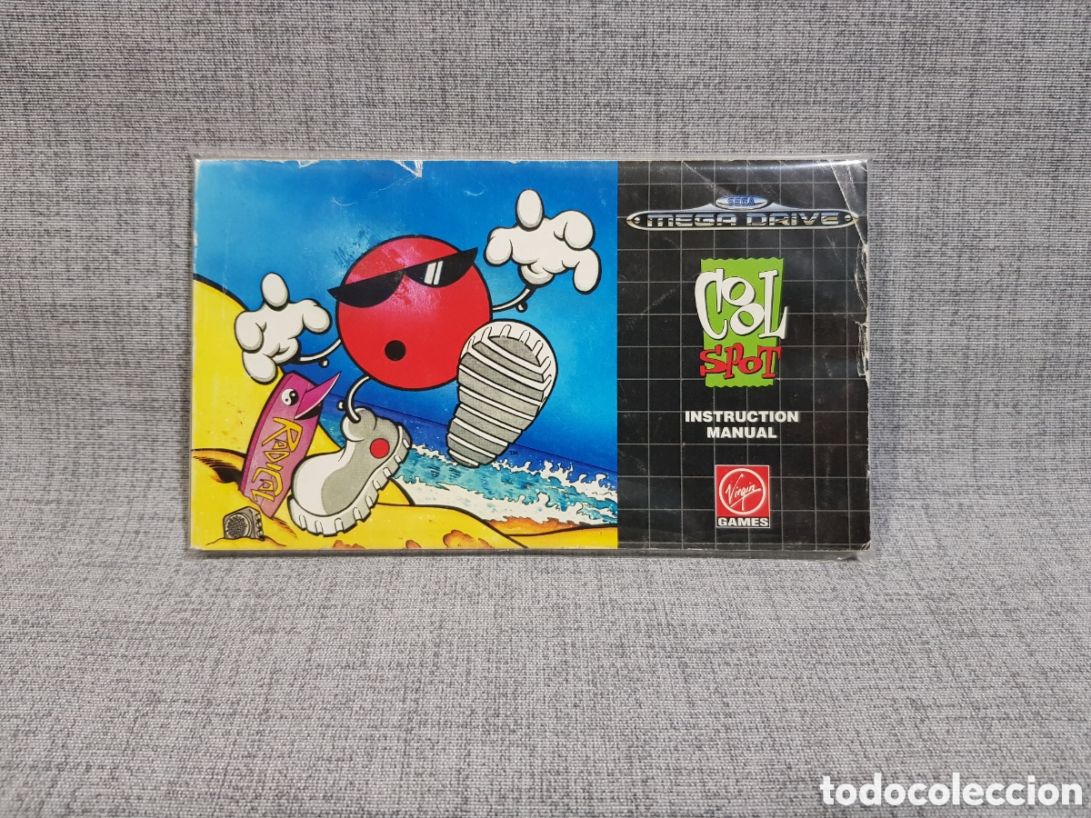 Videojuegos y consolas: MANUAL COOL SPOT COOLSPOT SEGA MEGA DRIVE - Foto 1