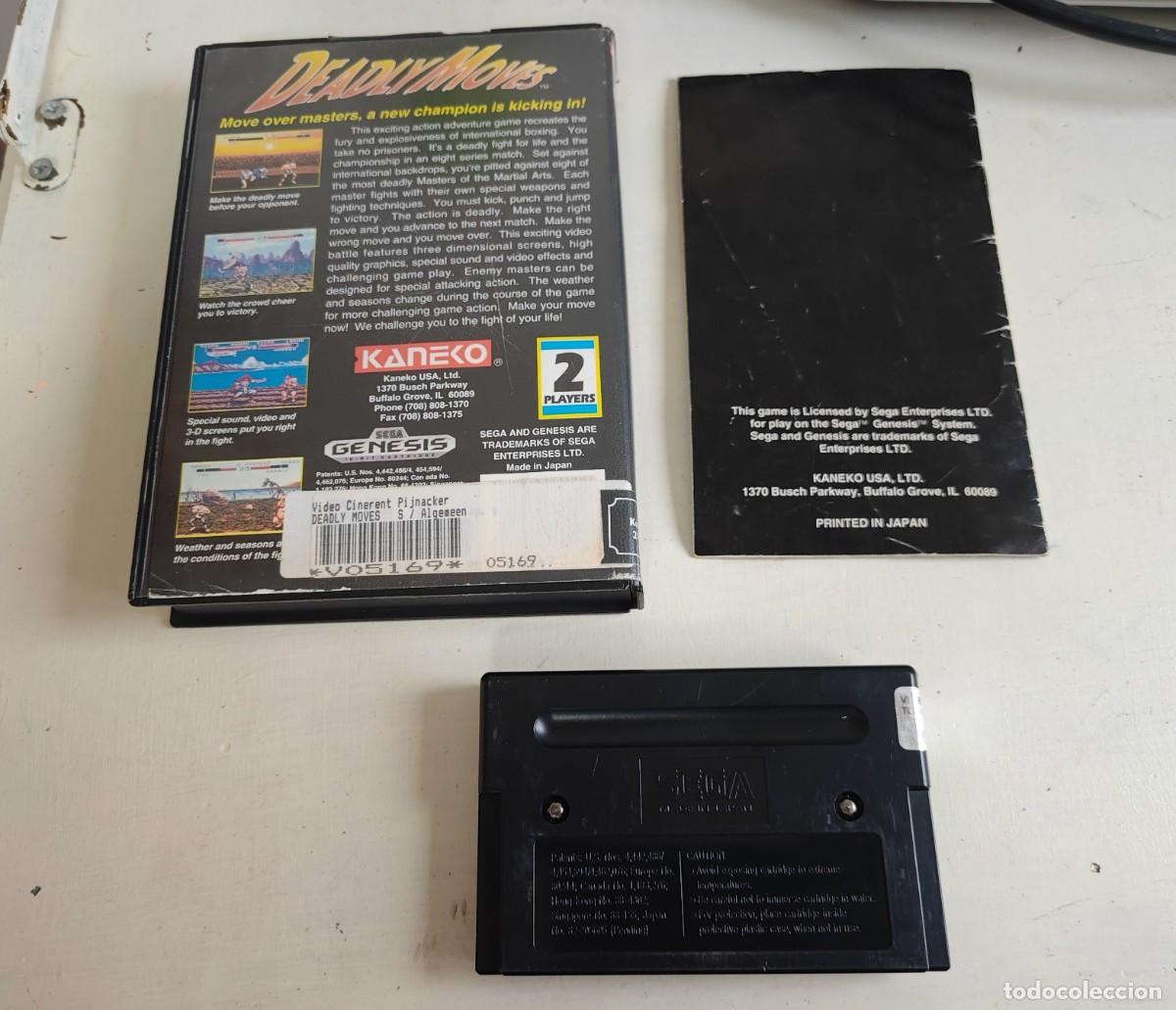 Videojuegos y consolas: Deadly moves sega megadrive genesis - Foto 5