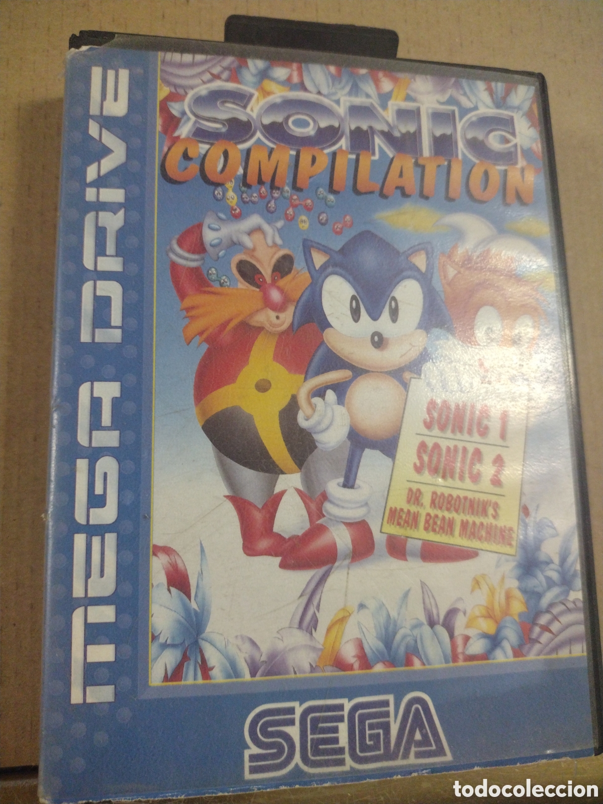 Videojuegos y consolas: Sonic complitation. S&oacute;lo caja. Sega - Foto 1