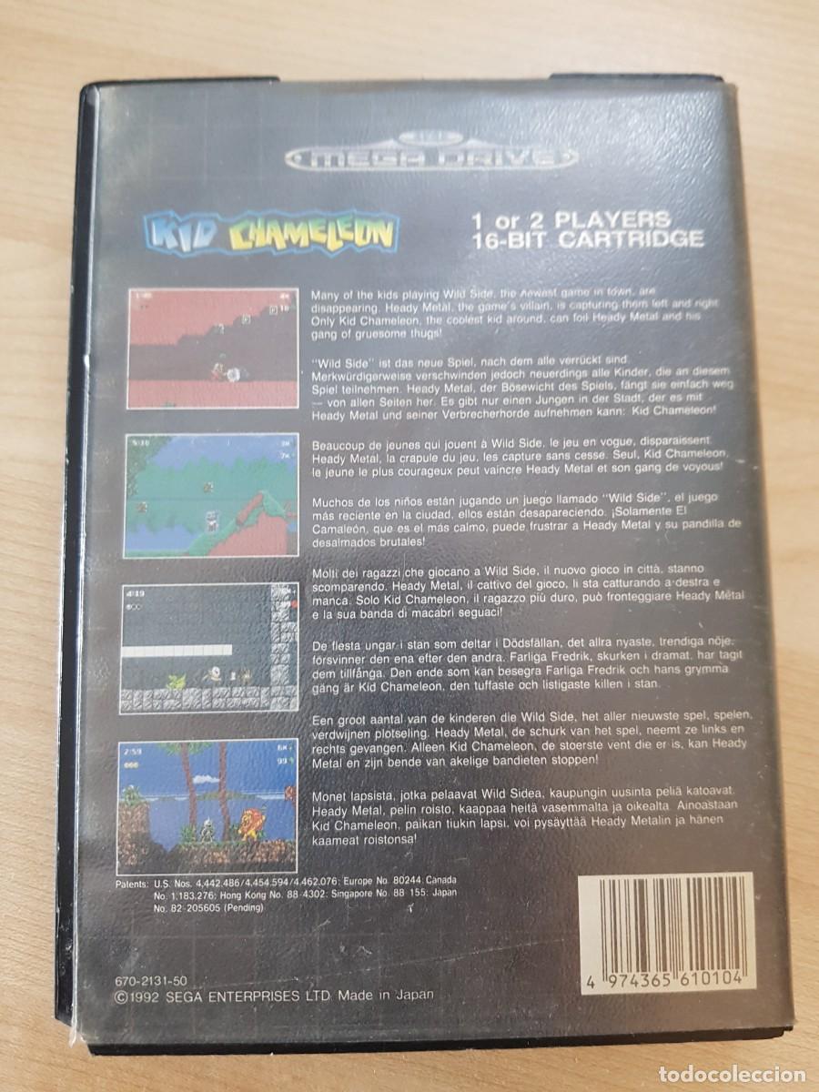 Videojuegos y consolas: KID CHAMALEON. SEGA MEGA DRIVE. PAL ESPA&Ntilde;A - Foto 2