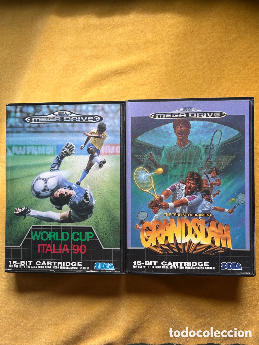 Videojuegos y consolas: Pack Megadrive Italia90/GrandSlam - Foto 1