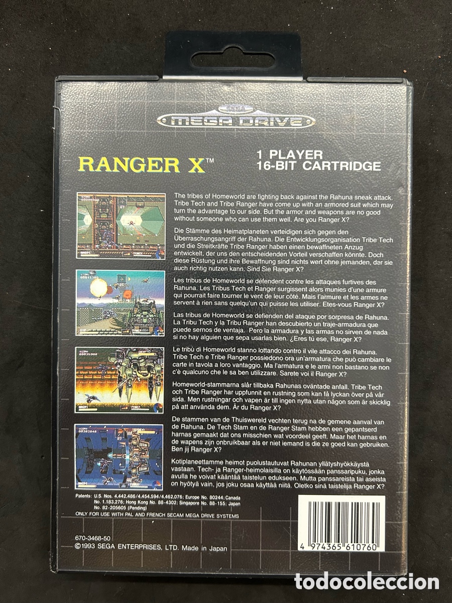 Videojuegos y consolas: Juego Mega Drive Ranger X - Foto 2