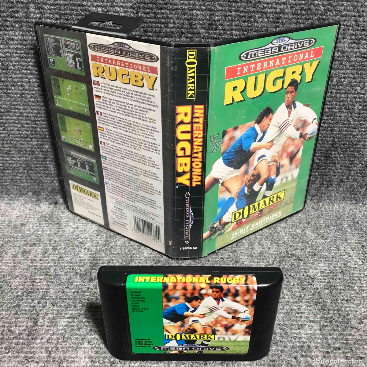 Videojuegos y consolas: INTERNATIONAL RUGBY SEGA MEGA DRIVE - Foto 1