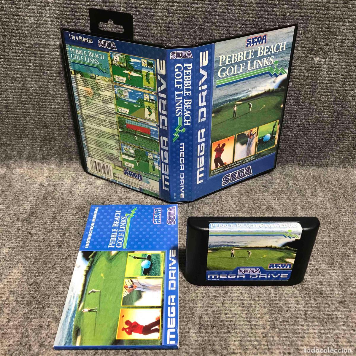 Videojuegos y consolas: PEBBLE BEACH GOLF LINKS SEGA MEGA DRIVE - Foto 1