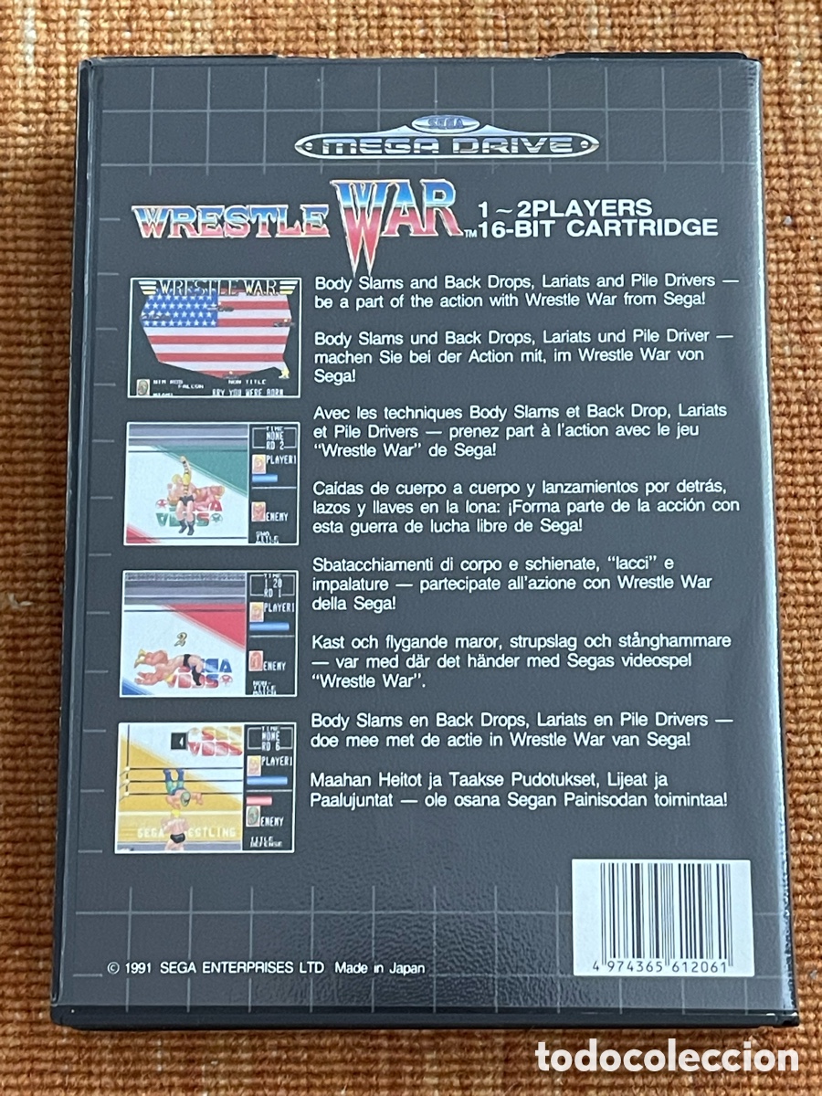 Videojuegos y consolas: Wrestle War [Mega Drive] - Foto 2