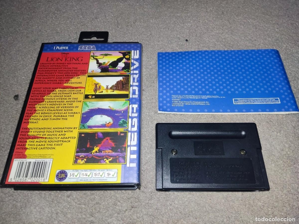 Videojuegos y consolas: EL REY LE&Oacute;N Mega Drive PAL Megadrive - Foto 2