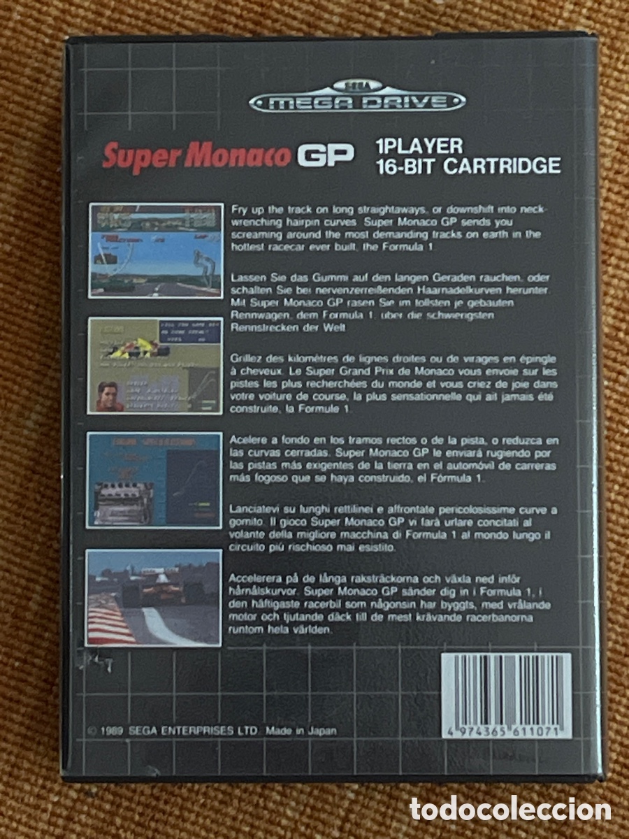 Videojuegos y consolas: S&uacute;per M&oacute;naco GP [Mega Drive] - Foto 3