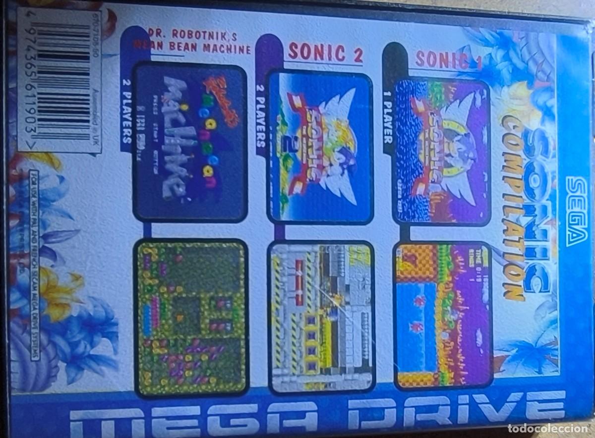 Videojuegos y consolas: Sonic Compilation videojuego Mega Drive Sega - Foto 5